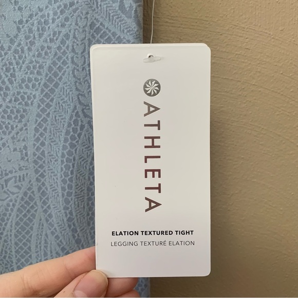 Athleta Elation Textured Tight Legging Size Small Blue NWT New - Picture 12 of 16